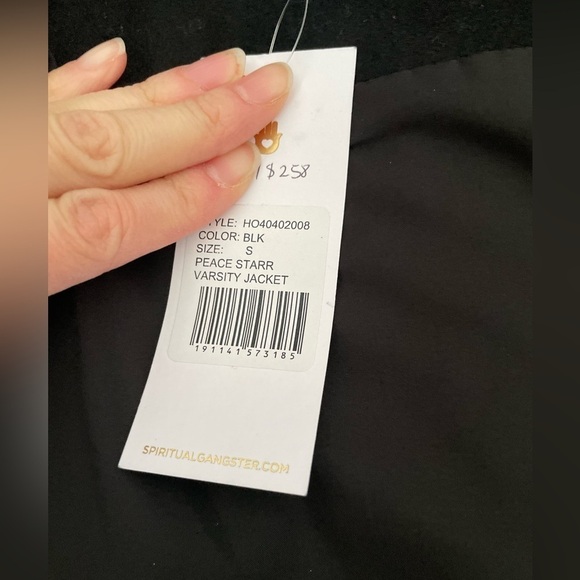 Spiritual Gangster Peace Star Varsity jacket NWT - Picture 7 of 7